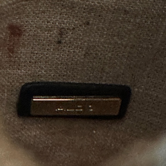 ALDO Aceille Straw Black Vegan Leather Honeybee Bucket Bag Purse. - Picture 15 of 15